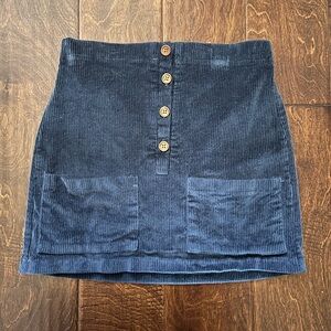 Emma Jean Girl’s 10 Navy Corduroy Skirt